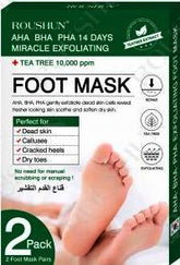 Roushun AHA.BHA.PHA Foot Mask 2pack